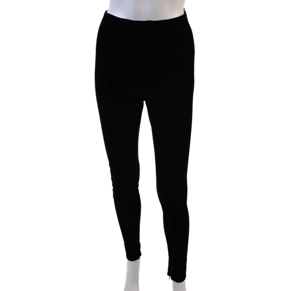 WARDROBE.NYC Womens Velvet Legging - Black Size XS